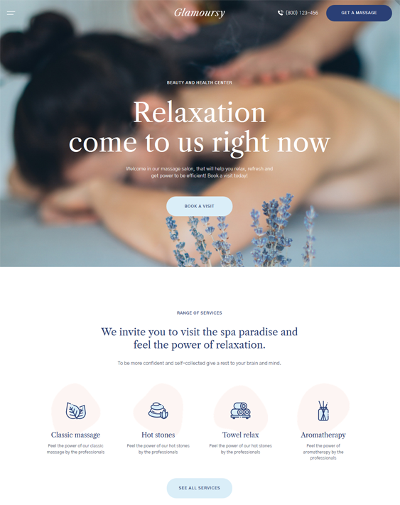 WordPress Themes for Massage Salons and Therapists