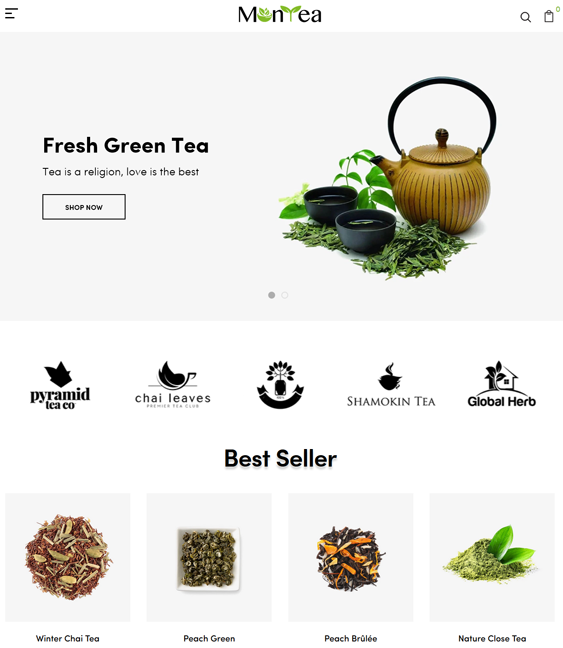 Shopify Themes For Coffee Shops And Tea Stores