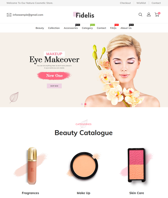 Shopify Themes Clean Beauty Stores