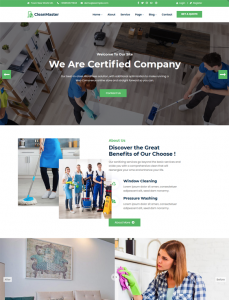 WordPress Themes For Cleaners And Cleaning Companies feature