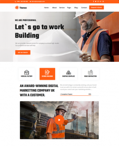 WordPress Themes For Construction Companies And Building Contractors feature