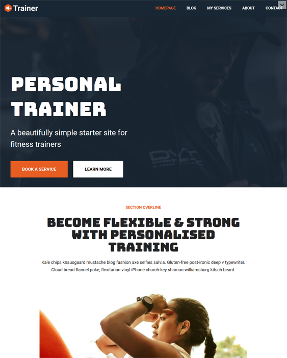 WordPress Themes For Personal Fitness Trainers
