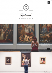 Museum WordPress Themes feature