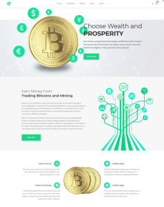 WordPress Themes For Bitcoin And Cryptocurrency Websites feature