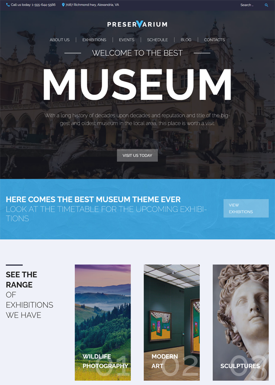Museum WordPress Themes