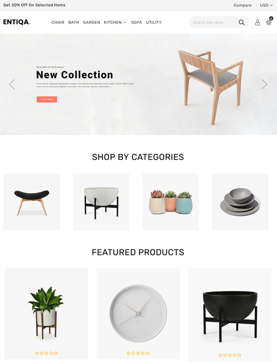 BigCommerce Themes For Home Decor And Interior Design Stores