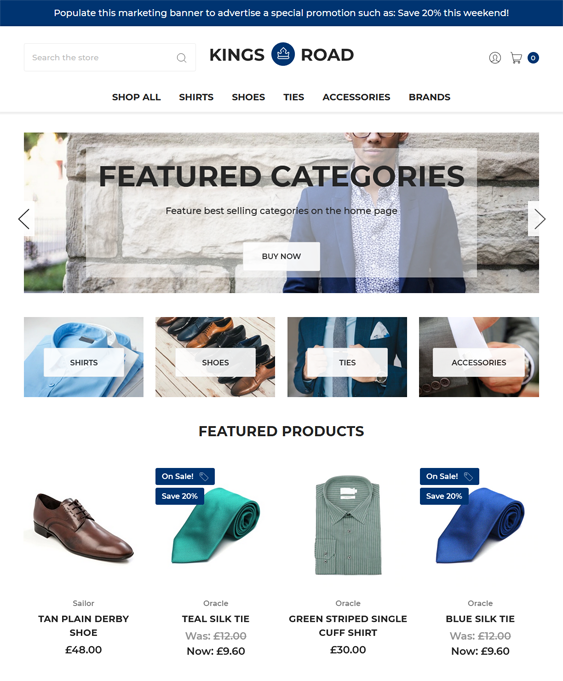 Fashion BigCommerce Themes For Online Clothing Stores