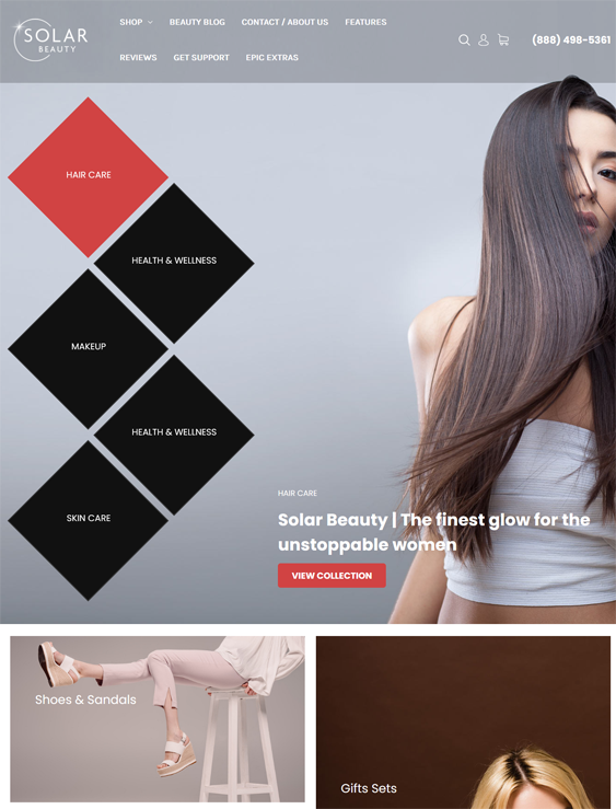 BigCommerce Themes For Online Health And Beauty Stores