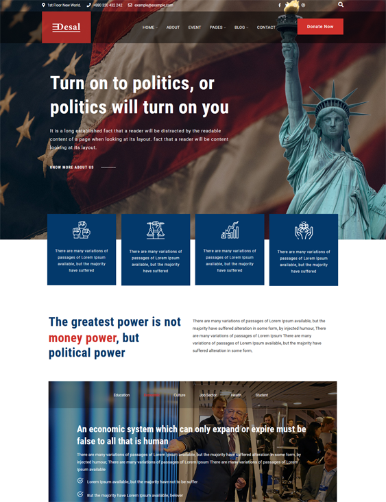 Political WordPress Themes