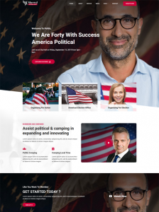 Political WordPress Themes feature
