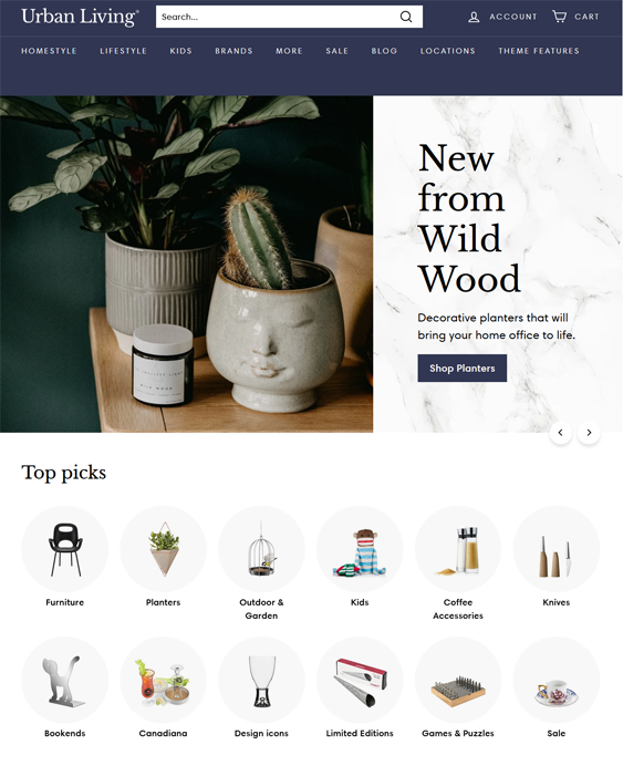 Shopify Themes For Interior Design And Home Decor Stores