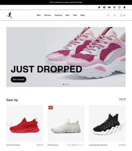 Shopify Themes For Selling Shoes, Sneakers, And Footwear feature