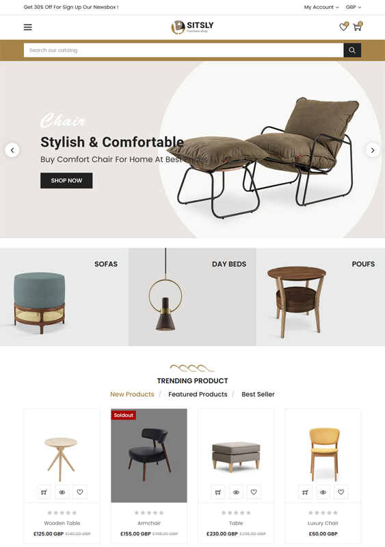 Shopify Themes For Interior Design And Home Decor Stores