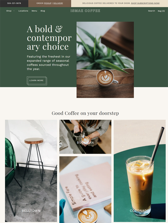 foodie grind shopify themes for coffee shops roasters and cafes