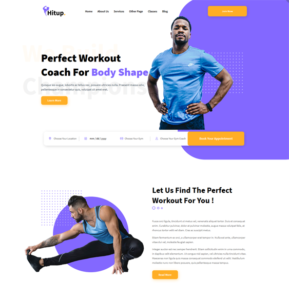 Gym And Fitness WordPress Themes feature