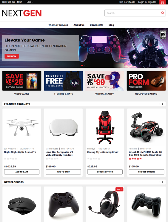 BigCommerce Themes For Online Electronics Stores