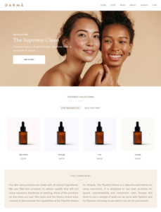 Shopify Themes For Selling Clean Beauty Products feature
