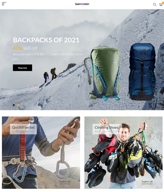 Shopify Themes For Hiking And Camping Equipment And Outdoor Goods