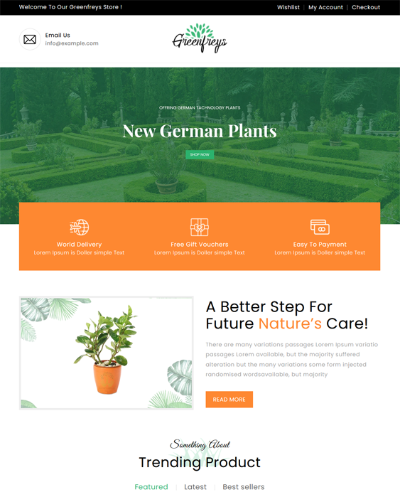 Shopify Themes For Selling Plants And Flowers