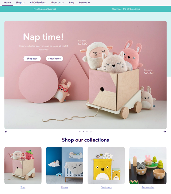 boost spark shopify theme for kids babies and children