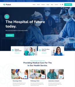 medical wordpress themes for doctors and clinics feature