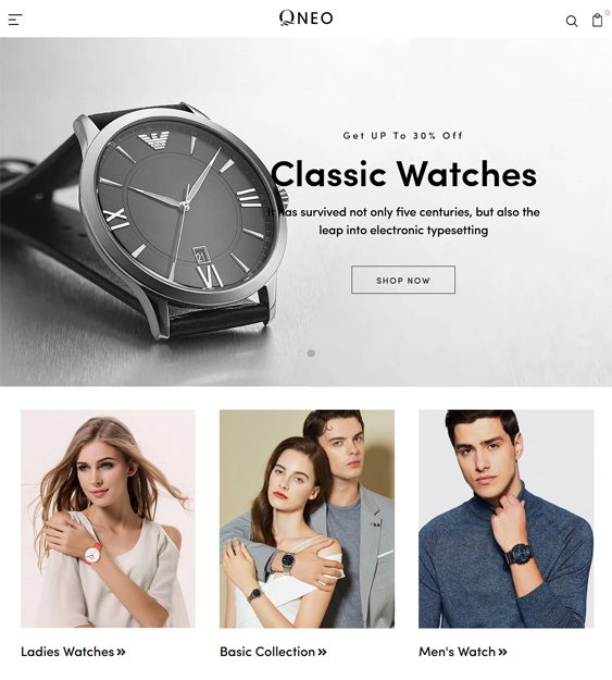 Shopify Themes For Online Watch Stores