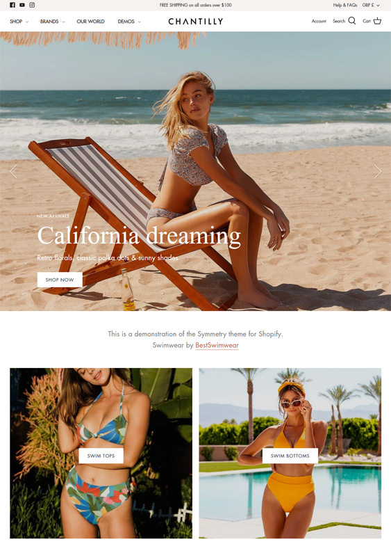 Swimwear Shopify Themes For Selling Bikinis And Swimsuits Online