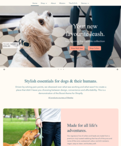 online pet store shopify themes feature