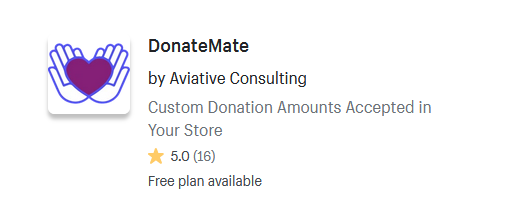 DonateMate Donation Shopify Apps