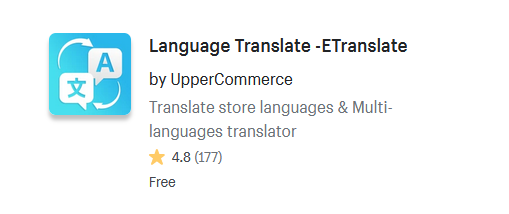 Translation Shopify App