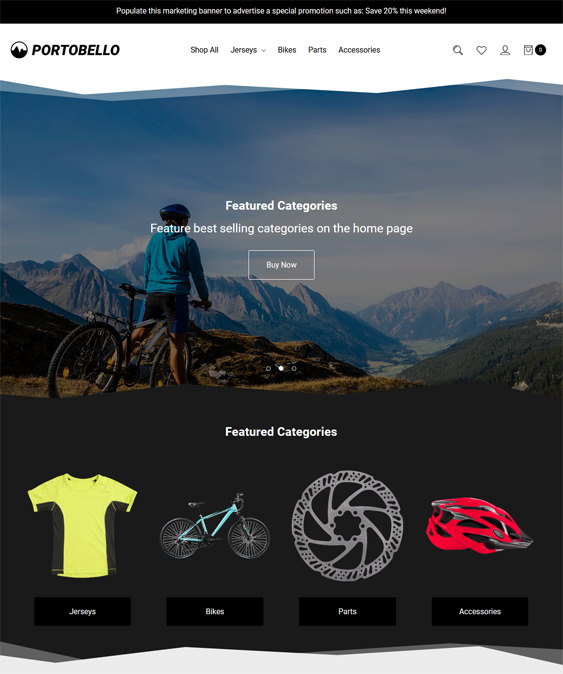 BigCommerce Themes For Selling Bicycles, Cycling Equipment, And Motor Bikes
