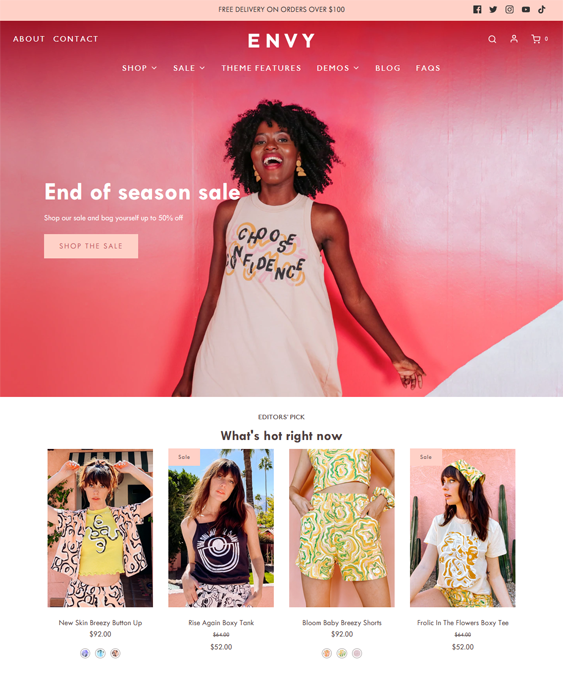 Fashion Shopify Themes For Online Clothing Stores