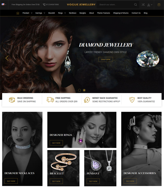 jewelry watch store bigcommerce themes feature