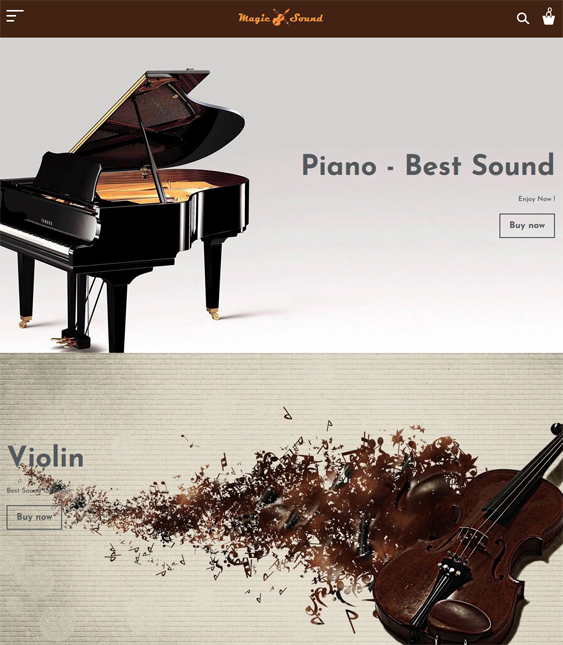 Shopify Themes For Musicians And Online Music Stores