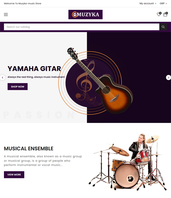 Shopify Themes For Musicians And Online Music Stores