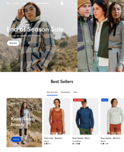 Shopify Themes For Selling Clothing For Men And Women feature