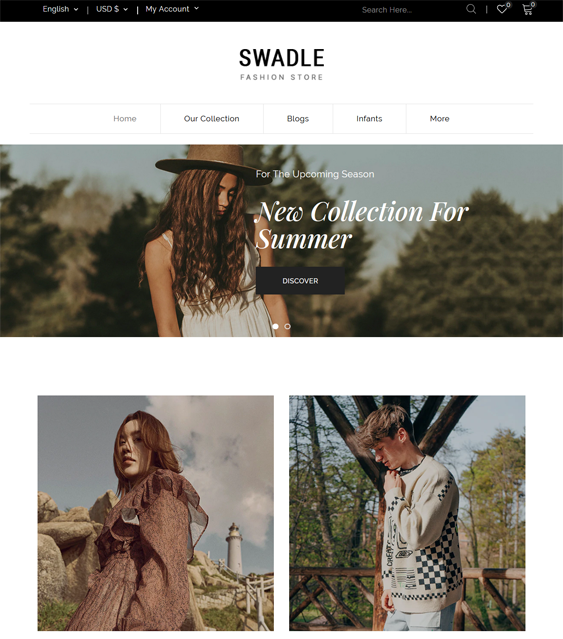 Shopify Themes For Selling Clothing For Men And Women