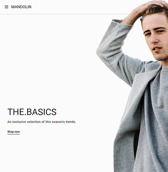 mandolin neat menswear shopify theme