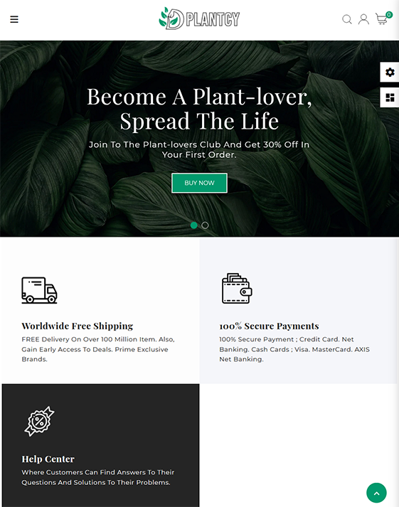 dplantcy plant subscription shopify theme