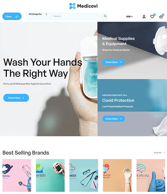 medical shopify theme for online pharmacies and drugstores feature