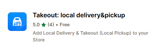 takeout food shopipfy apps