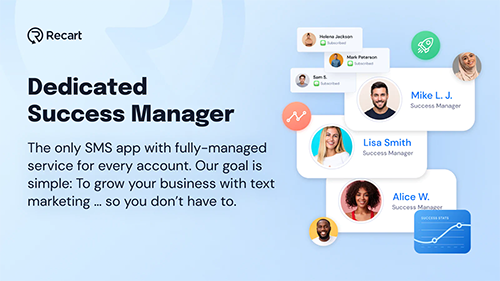 Recart: SMS (Mobile) Marketing shopify app