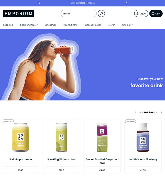 emporium fruity shopify theme for age restricted products