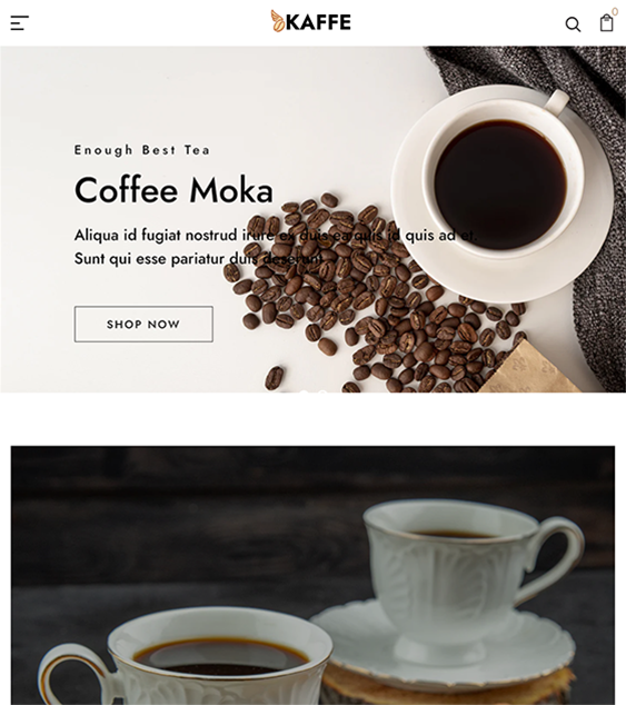 kaffe coffee shopify theme